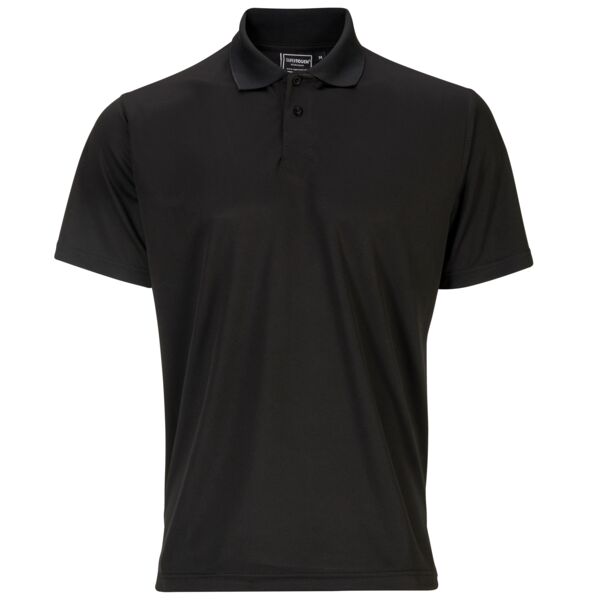 SBW-30271-7 Black Bird Eye Polo Shirt Thumbnail