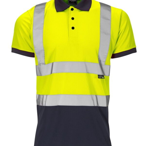 SHV-30S491-7 - Hi Vis Two Tone Polo Shirt Thumbnail